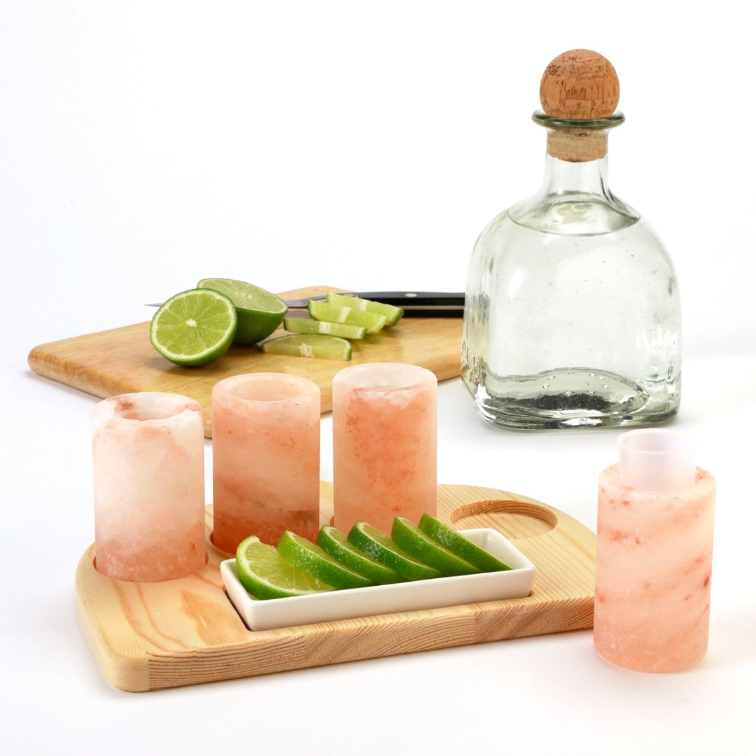 Tequila Himalayan Salt Shooters Gift Set - BBQRubs.com