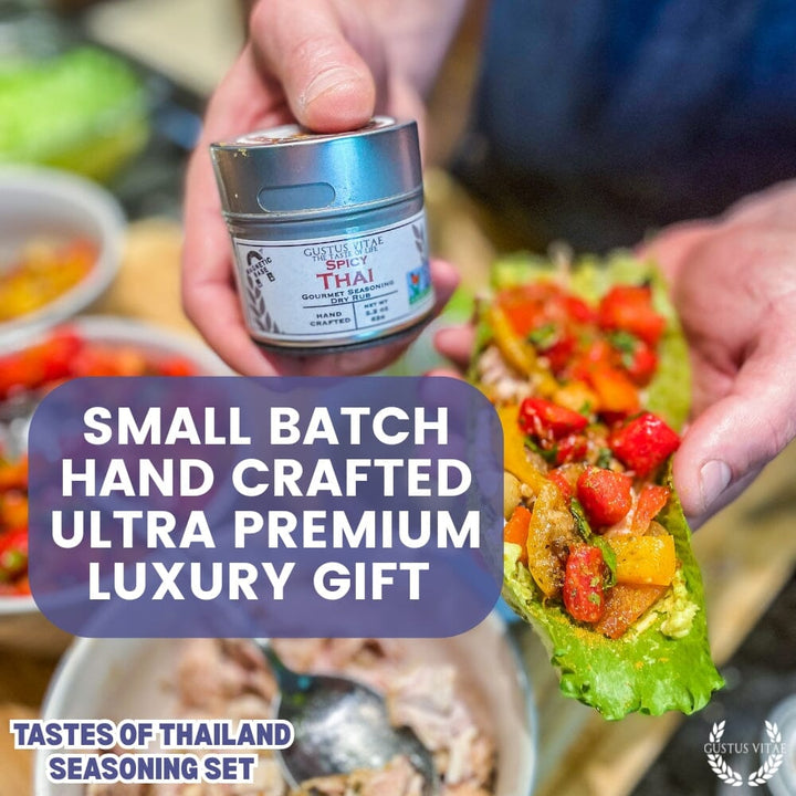 Thai Seasoning Gift Set - Tastes of Thailand - Artisanal Spice Blends Six Pack - BBQRubs.com