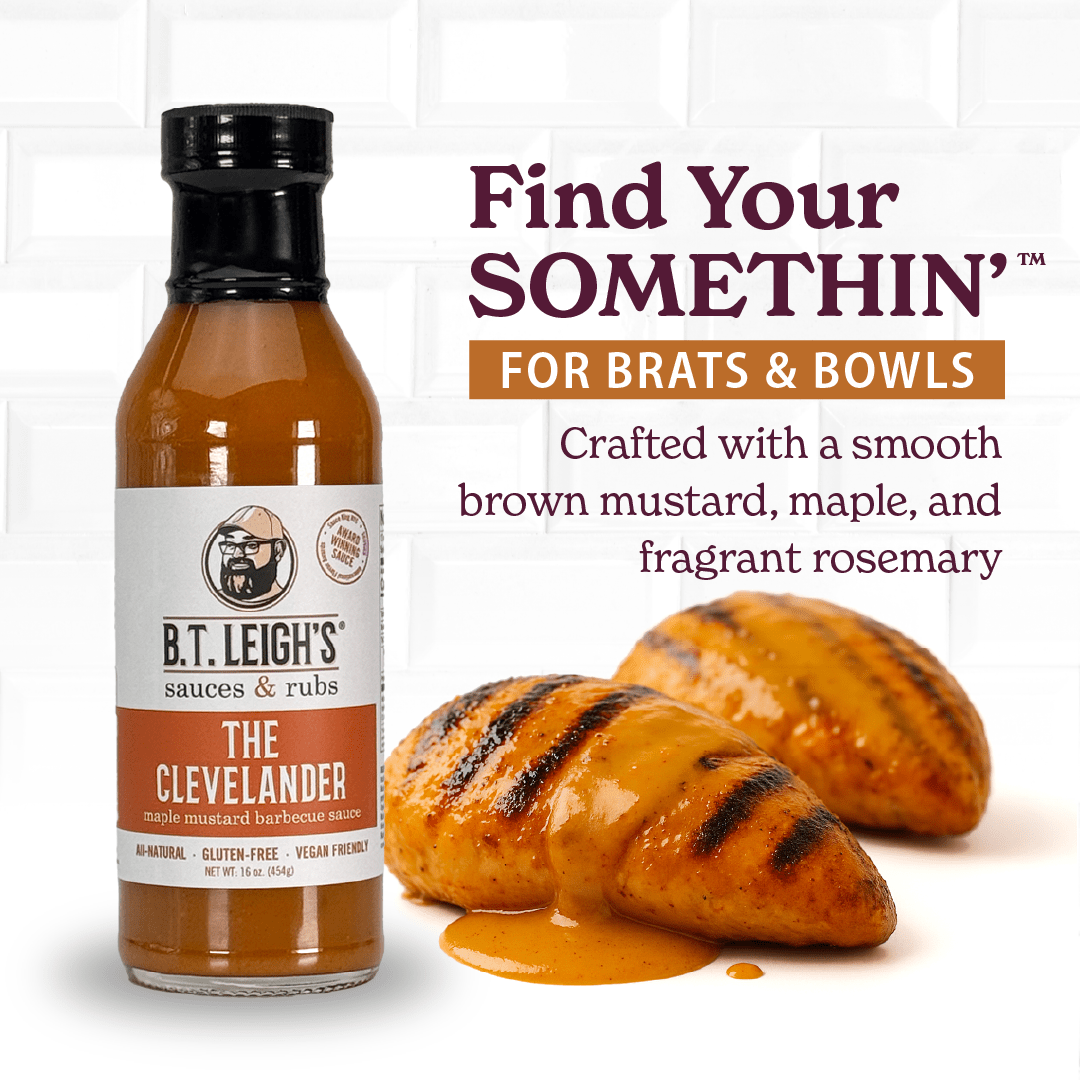 The Clevelander - Mustard Maple Rosemary Barbecue Sauce - BBQRubs.com