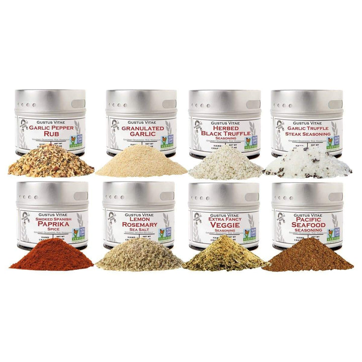 The Perfect Gift - 8 Pack Of Gourmet Seasonings - BBQRubs.com