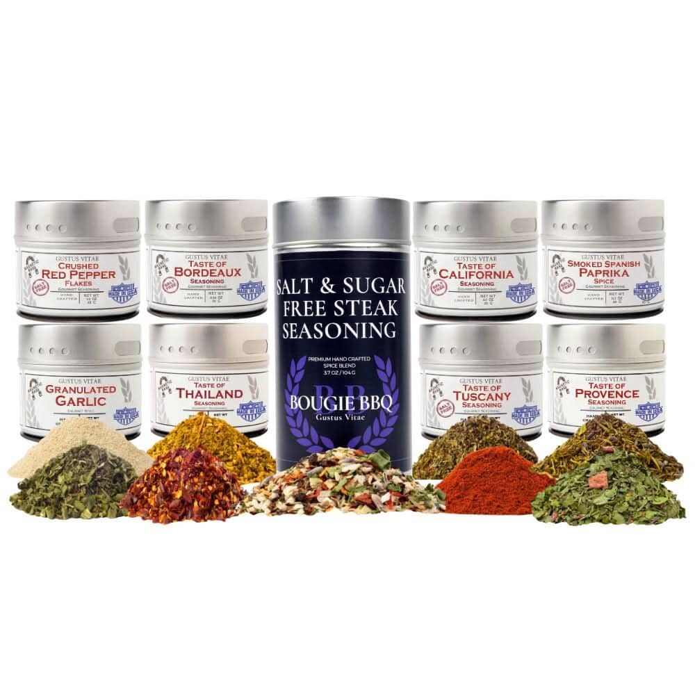 Ultimate Deluxe Salt Free Seasoning Collection | Set of 9 - BBQRubs.com