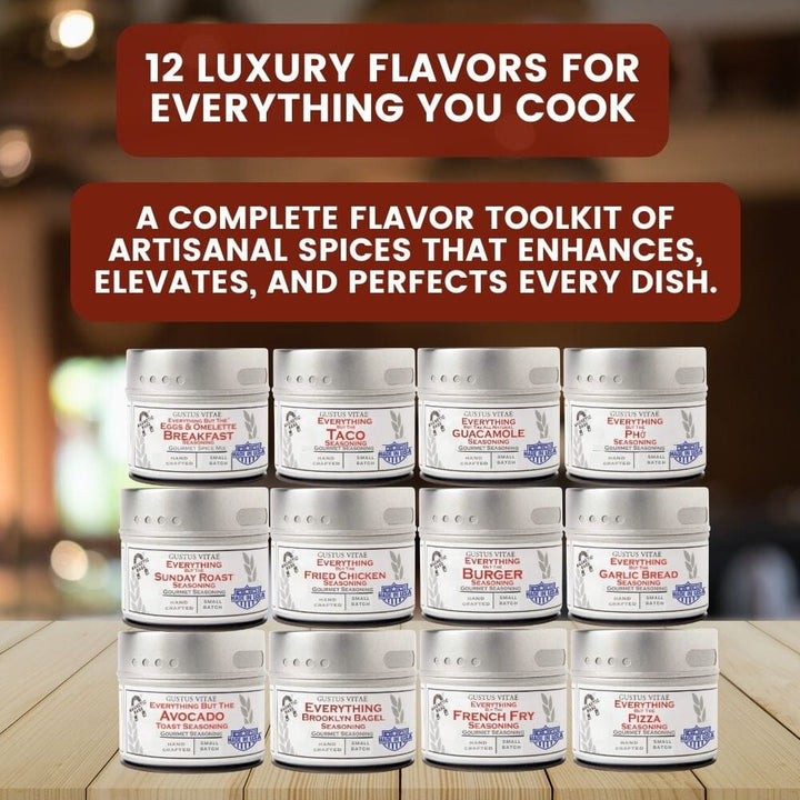 Ultimate Everything Seasonings Collection | Set of 12 Tins