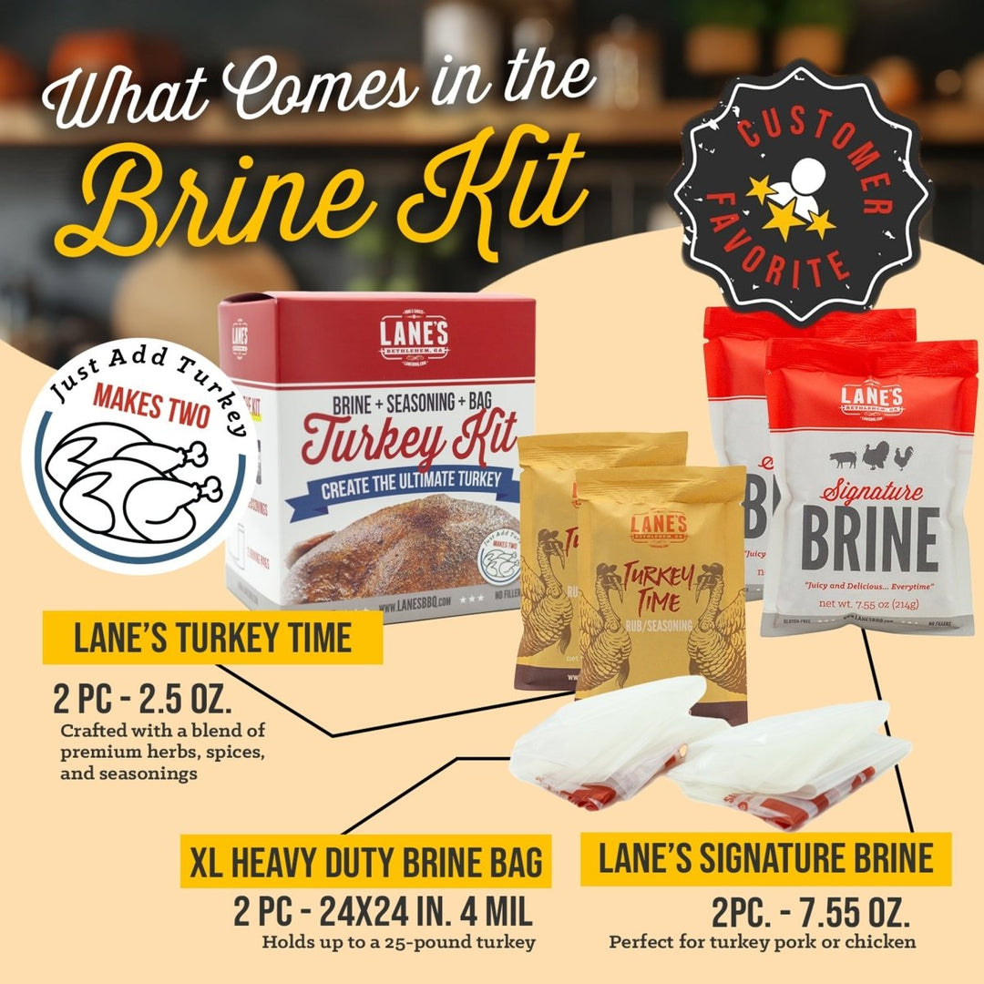 Ultimate Turkey Brine Kit (Signature Brine + Rub + Brine Bags) - 2 Use - BBQRubs.com