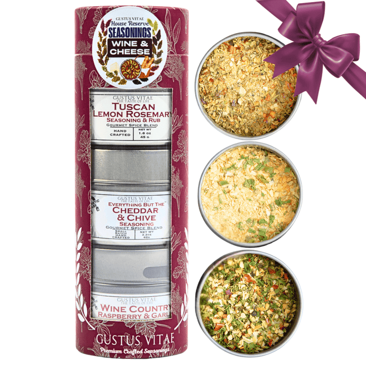 Wine & Cheese House Reserve Seasonings | Gift Pack Set of 3 - BBQRubs.com