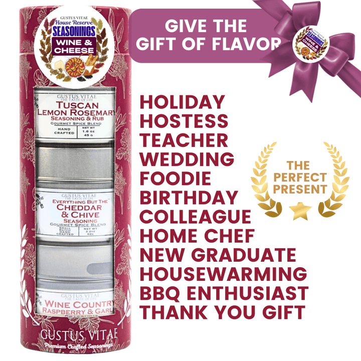 Wine & Cheese House Reserve Seasonings | Gift Pack Set of 3