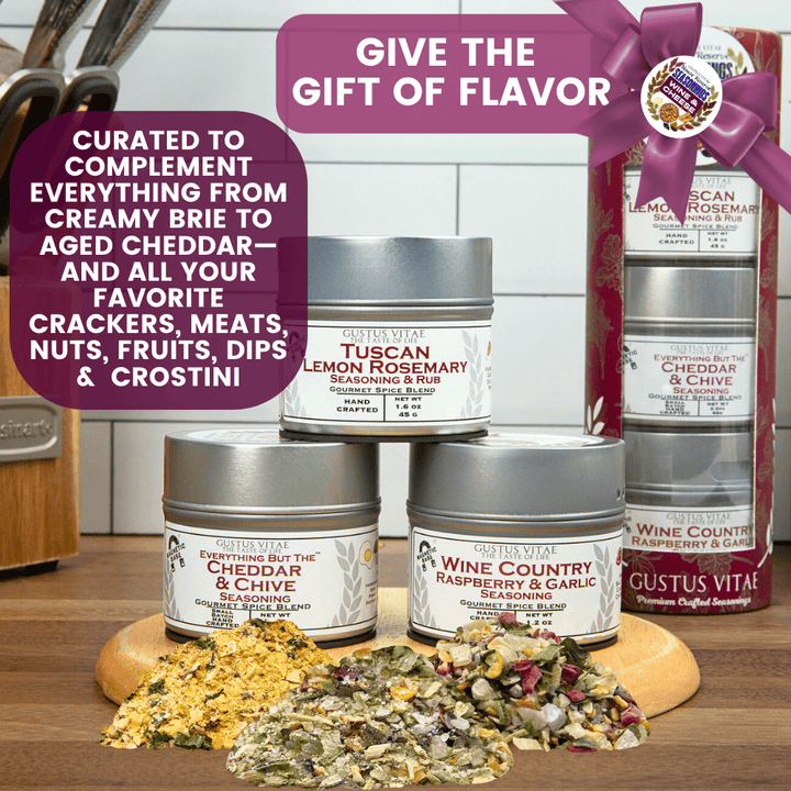 Wine & Cheese House Reserve Seasonings | Gift Pack Set of 3