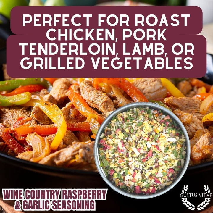 Wine Country Raspberry & Garlic Seasoning - BBQRubs.com
