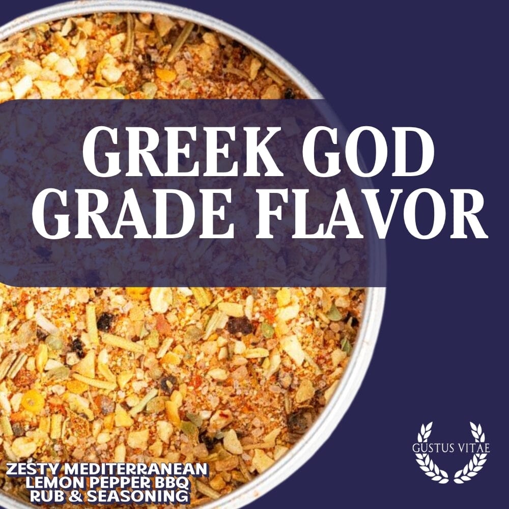 Zesty Mediterranean Lemon Pepper BBQ Rub & Seasoning - BBQRubs.com