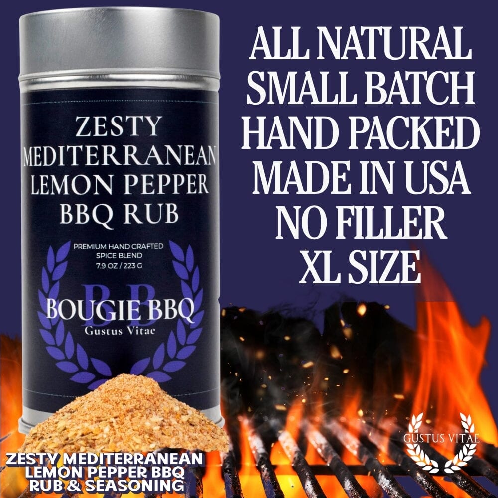 Zesty Mediterranean Lemon Pepper BBQ Rub & Seasoning - BBQRubs.com