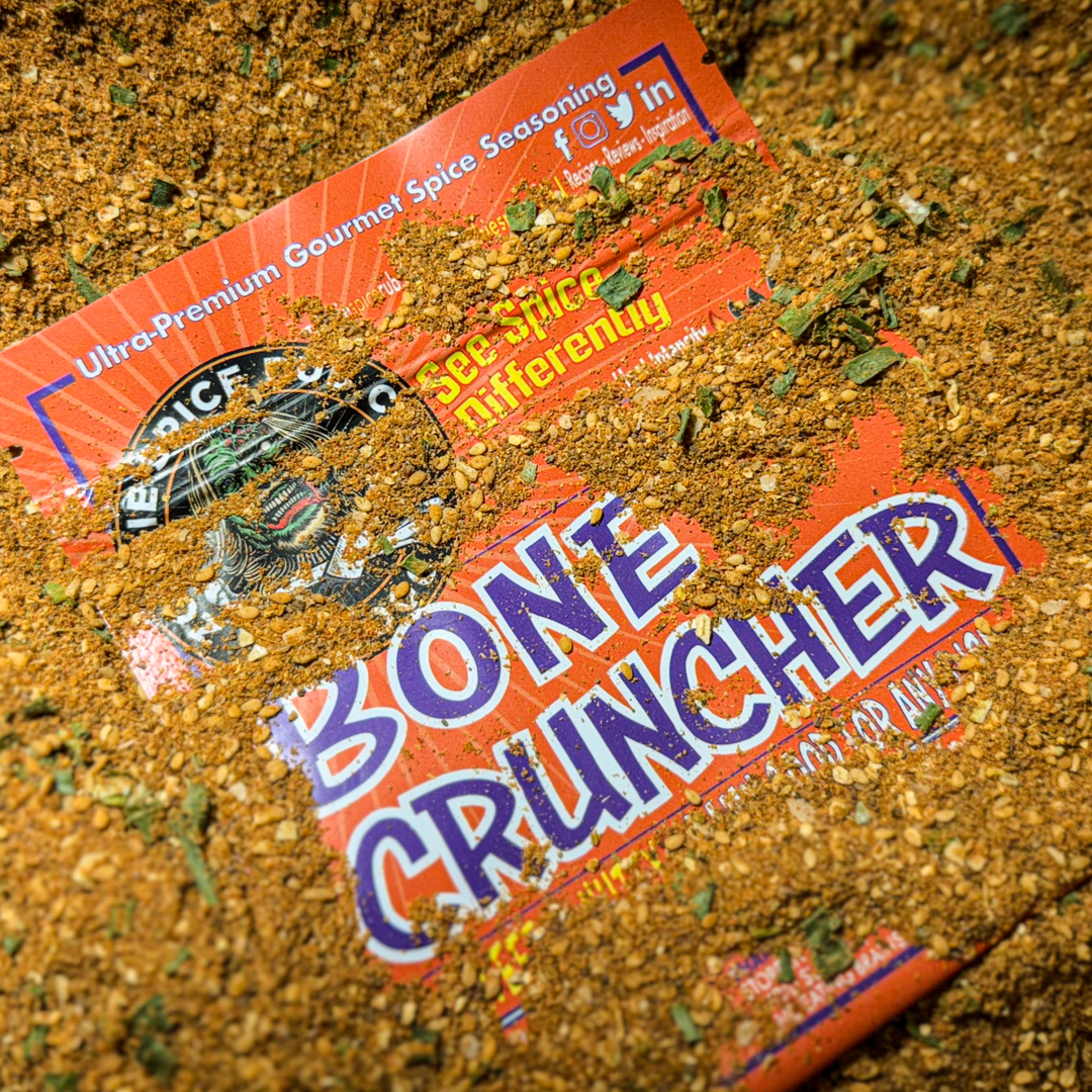 Zombie Spice Rub Co. | Bone Cruncher | Go Spice Pouch to Get Hooked | Sweet & Nutty are Your Friends - BBQRubs.com