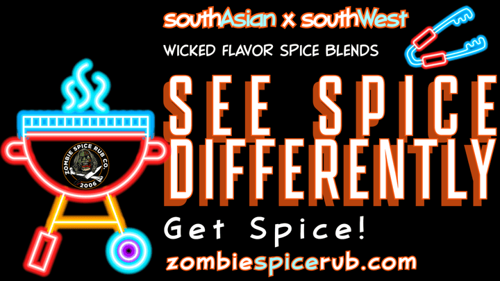 Zombie Spice Rub Co. | Bone Daddy | Go Spice Pouch to Get Hooked | Cajun Meets Masala Will Make Holla Yum - BBQRubs.com