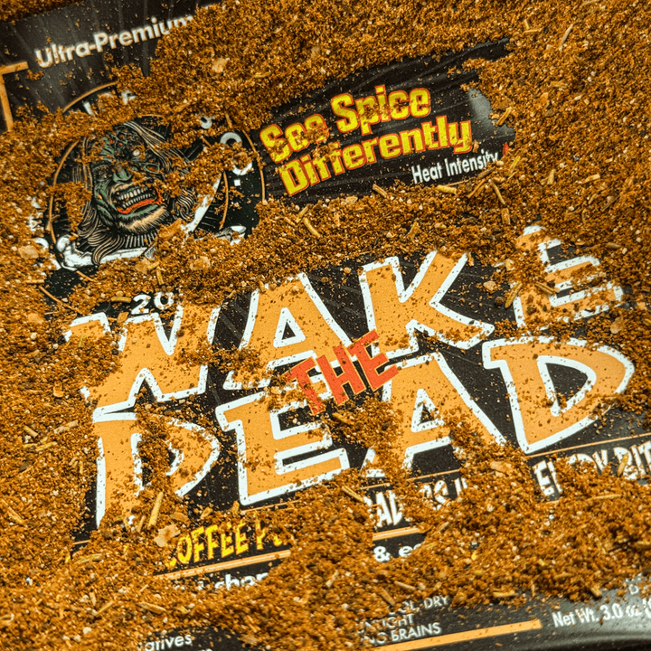 Zombie Spice Rub Co. | Wake the Dead | Go Spice Pouch to Get Hooked | Delivers a Smoky, Coffee Punch That Says Whoa - BBQRubs.com