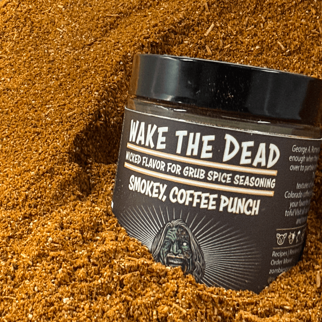 Zombie Spice Rub Co. | Wake the Dead | Go Spice Pouch to Get Hooked | Delivers a Smoky, Coffee Punch That Says Whoa - BBQRubs.com