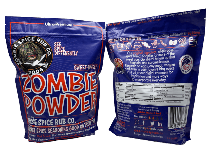 Zombie Spice Rub Co. | Zombie Powder | Go Spice Pouch to Get Hooked | Sweet-to-Heat Flavor That Expands What You Season - BBQRubs.com