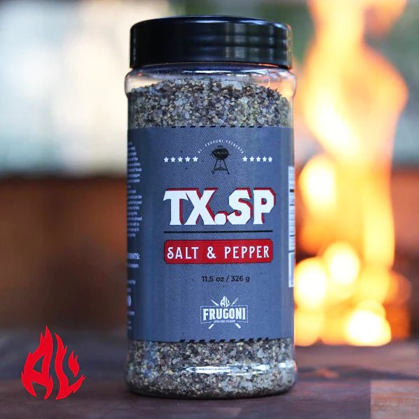 Al Frugoni - TX (Texas) Salt & Pepper 11.5oz shaker - BBQRubs