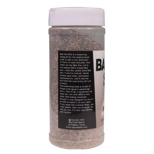 Bad Ass Shit Seasoning & Rubs 13oz shaker - BBQRubs.com