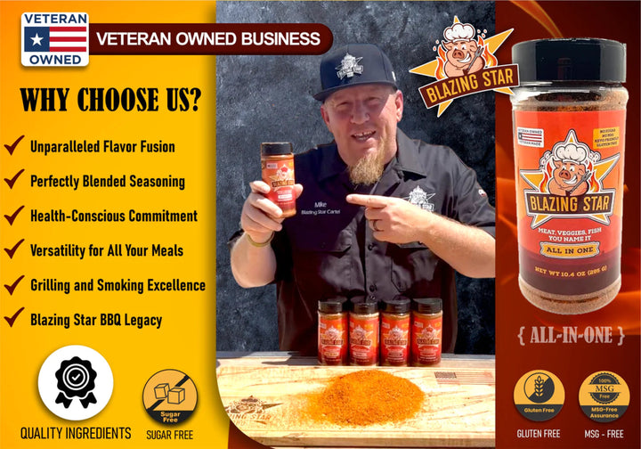 Blazing Star All In One Seasoning 10.4oz - BBQRubs