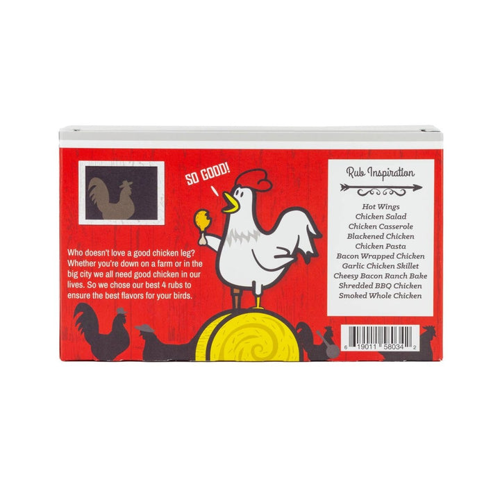 Don't be a Chicken (4 Pack) Lanes BBQ Rub Gift Set - BBQRubs