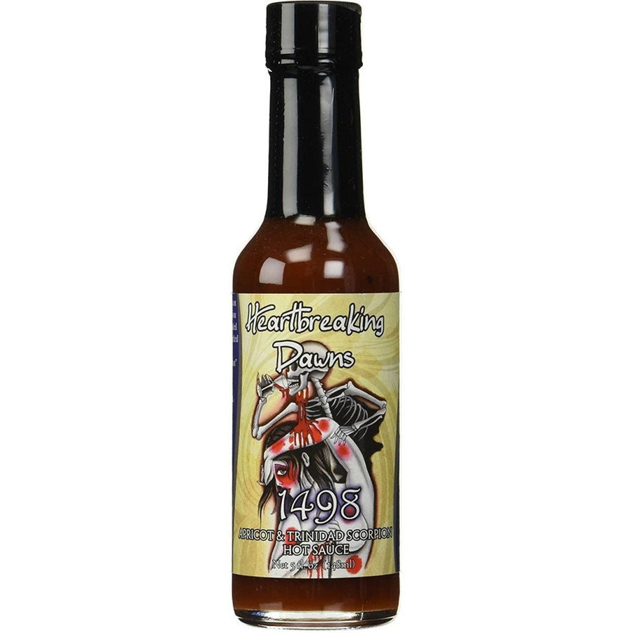 Heartbreaking Dawn's 1498 Trinidad Scorpion Hot Sauce - BBQRubs