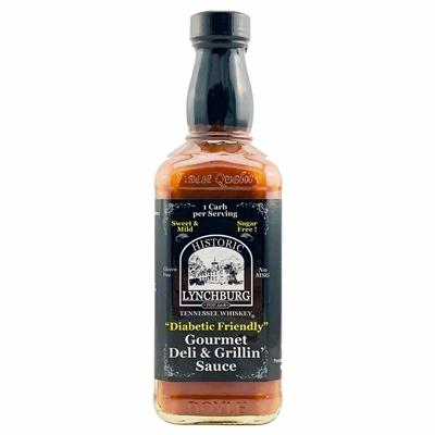 Historic Lynchburg Diabetic BBQ Sauce MILD 16 oz - BBQRubs