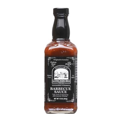 Historic Lynchburg Fiery Hot Barbecue Sauce 16 oz - BBQRubs