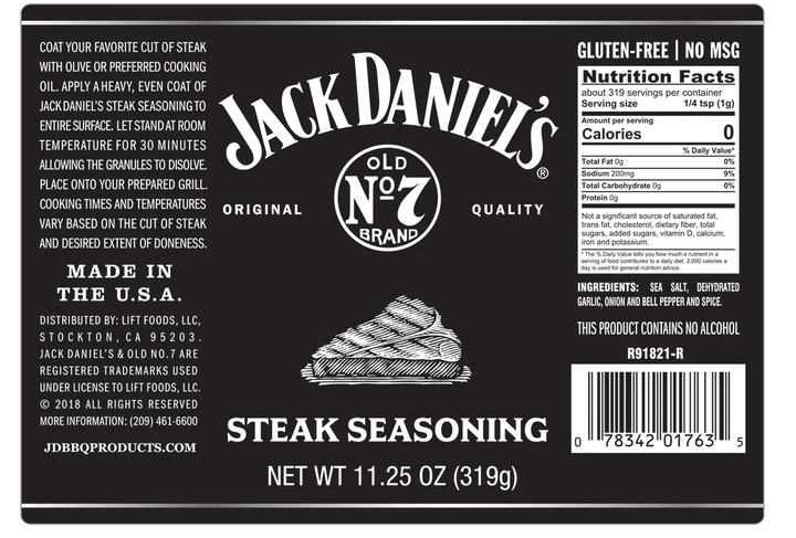 Jack Daniel's Steak Seasoning - BBQRubs