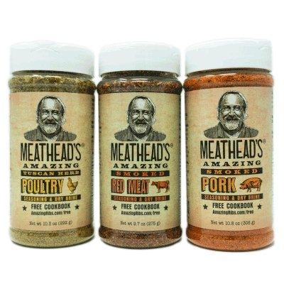 Meathead's Amazing BBQ Rubs Gift Pack - BBQRubs