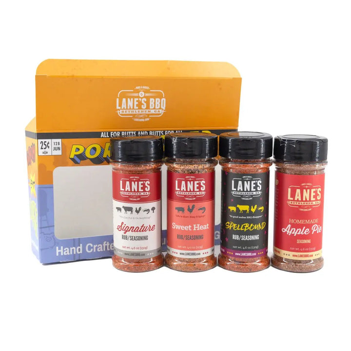 Pork Power (4 Pack) Lanes BBQ Rub Gift Set - BBQRubs