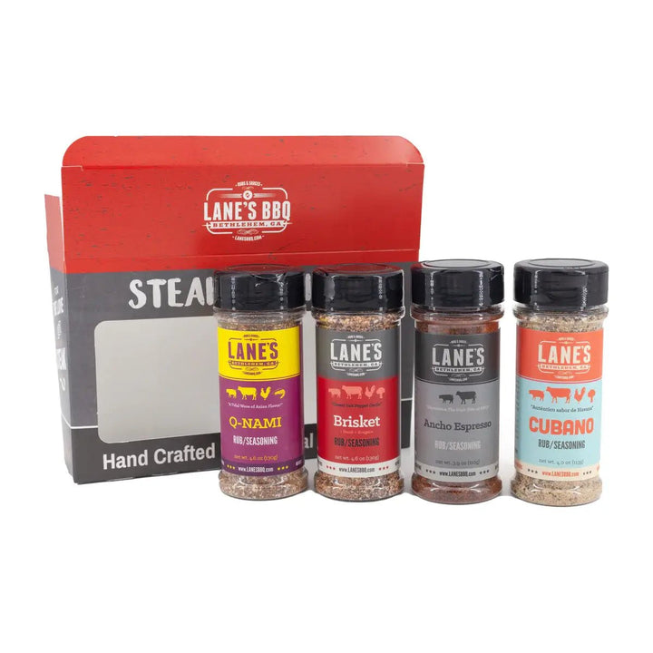 Steak Me Home (4 Pack) Lanes BBQ Rub Gift Set - BBQRubs