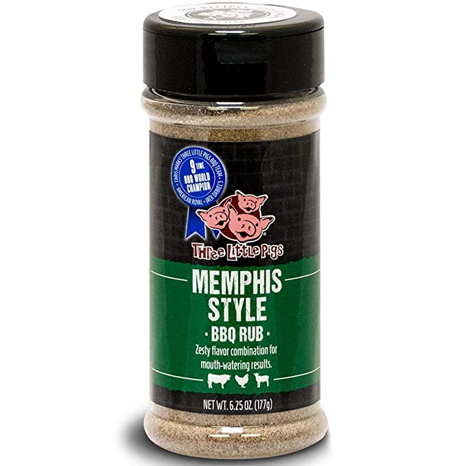 Three Little Pigs Memphis Style BBQ Seasoning & Rub - BBQRubs.com