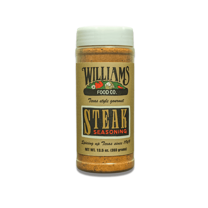 Williams Steak Seasoning - Available in 13.5oz and 6oz Shakers - BBQRubs
