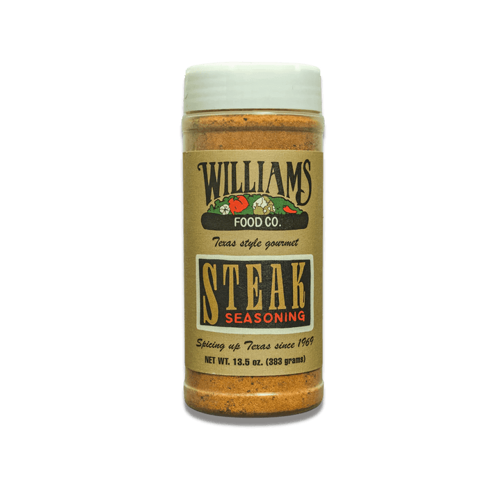 Williams Steak Seasoning - Available in 13.5oz and 6oz Shakers - BBQRubs